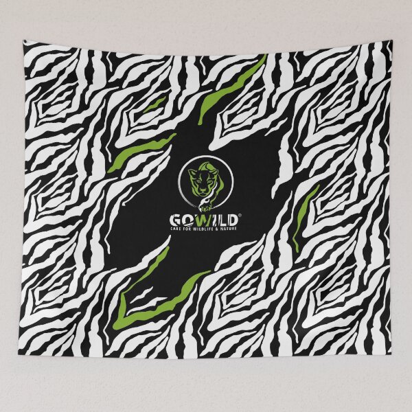 Item preview, GOWILD Seamless Zebra Panther / Cougar Design Care for Nature designed and sold by GOWILDstyle.