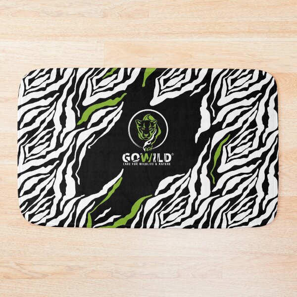 Item preview, GOWILD Seamless Zebra Panther / Cougar Design Care for Nature designed and sold by GOWILDstyle.