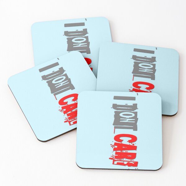 Item preview, I DON'T CARE TEXT COLOR designed and sold by PsychoLifestyle.
