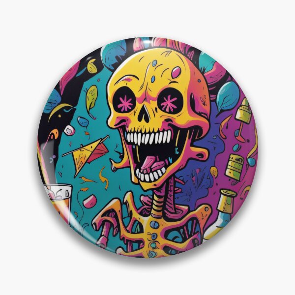 Item preview, Funky party skeleton designed and sold by shadowartsss.