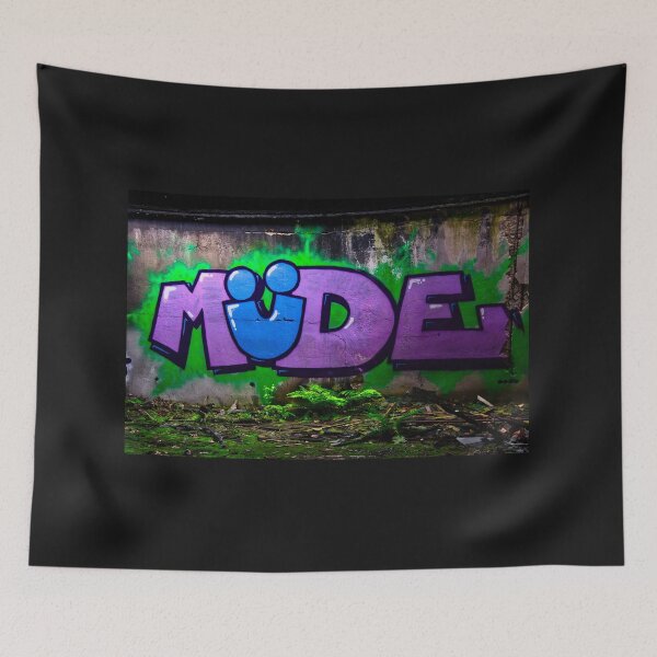 Item preview, Tired - graffiti at a lost place designed and sold by Ruhrpottpicture.