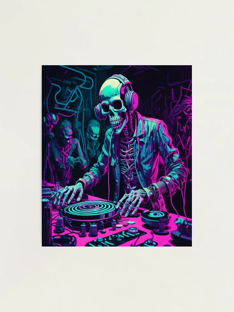 Cool Skeleton Dj 