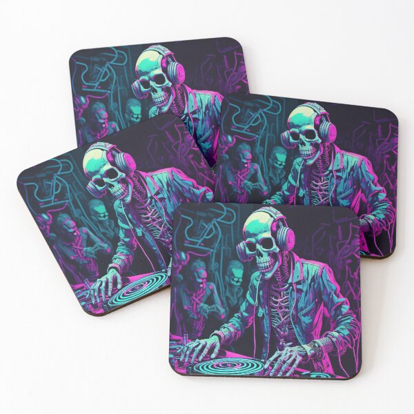 Item preview, Cool Skeleton Dj  designed and sold by shadowartsss.