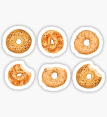 Bagel stickers Sticker