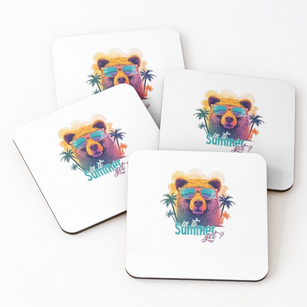 Item preview, Is it Summer yet? With a bear wearing sunglasses designed and sold by TeePulseMania.