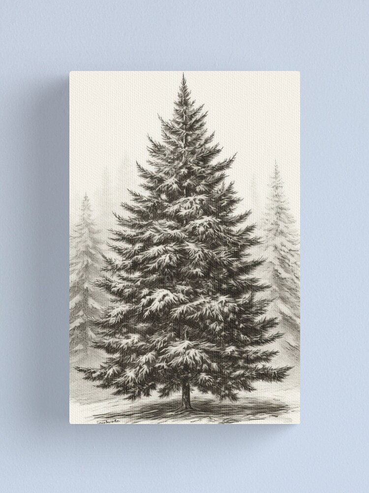 Petoskey Tree Pencil Drawing Print - Etsy