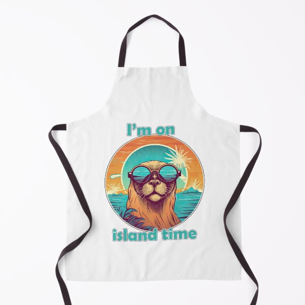 Item preview, I'm on island time. With an otter seal sea lion designed and sold by TeePulseMania.