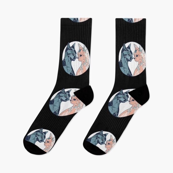 Item preview, geometric cats trendy design designed and sold by M16ka7a.