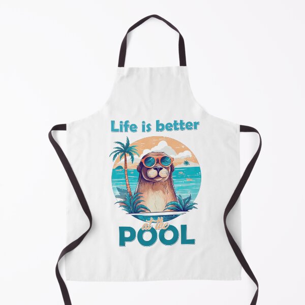 Item preview, Life is better at the Pool. Otter wearing sunglasses. designed and sold by TeePulseMania.
