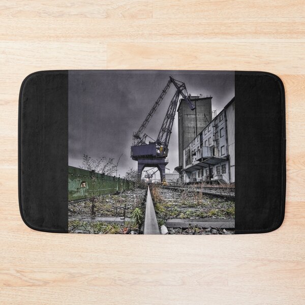 Item preview, Old crane in port designed and sold by Ruhrpottpicture.