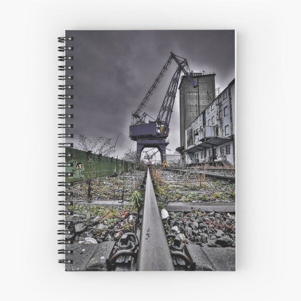 Item preview, Old crane in port designed and sold by Ruhrpottpicture.