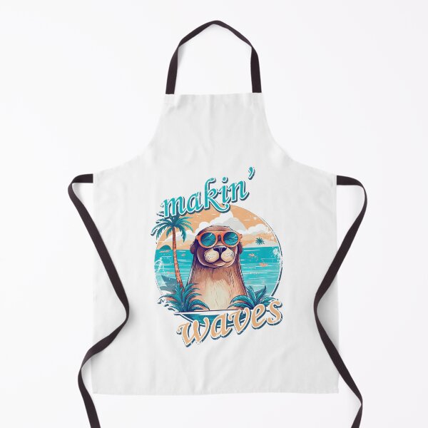 Item preview, Makin' waves with an otter wearing sunglasses designed and sold by TeePulseMania.