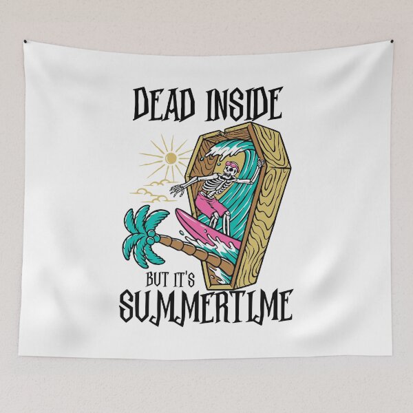 Item preview, Dead Inside But It's Summertime - Funny Retro Summer designed and sold by printify.