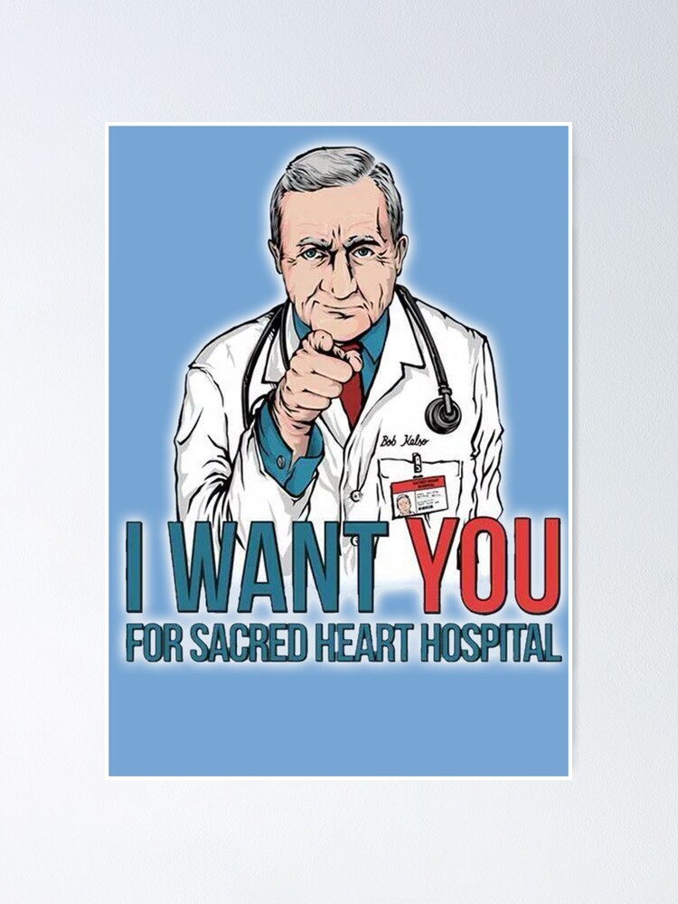 "Scrubs Bob Kelso" Poster by Zippointheworld Redbubble
