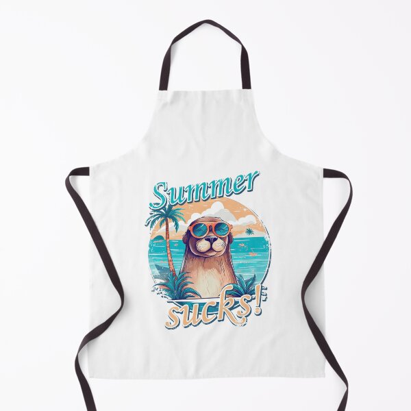 Item preview, Summer sucks Otter seal sea lion with sunglasses designed and sold by TeePulseMania.