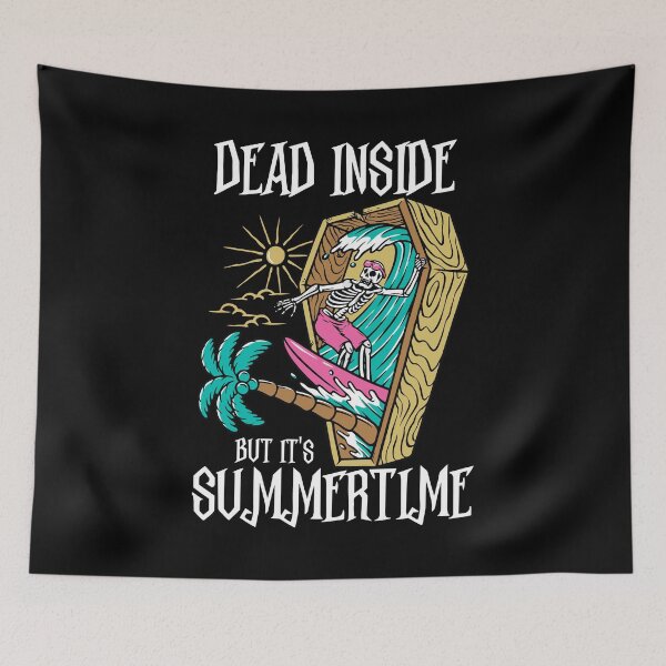 Item preview, Dead Inside But It's Summertime - Funny Retro Summer designed and sold by printify.