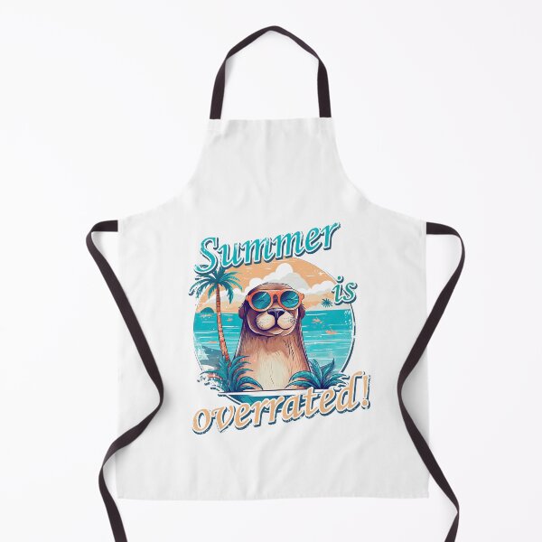 Item preview, Summer is overrated Summer vibe with otter and sunglasses designed and sold by TeePulseMania.