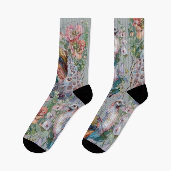 Artikelvorschau, Blumenpfau entworfen und verkauft von claramcallister.