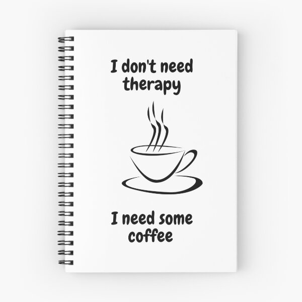 Item preview, I don't need therapy. I need some coffee designed and sold by Tw1nsAIArt.