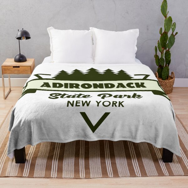Item preview, Adirondack State Park New York Trees And Ribbon designed and sold by bivenart.
