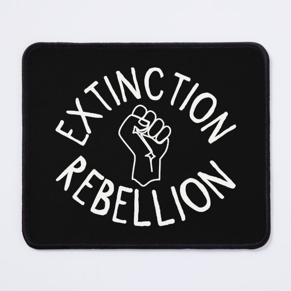 Item preview, Extinction Rebellion fist white designed and sold by Line2Rhyme.