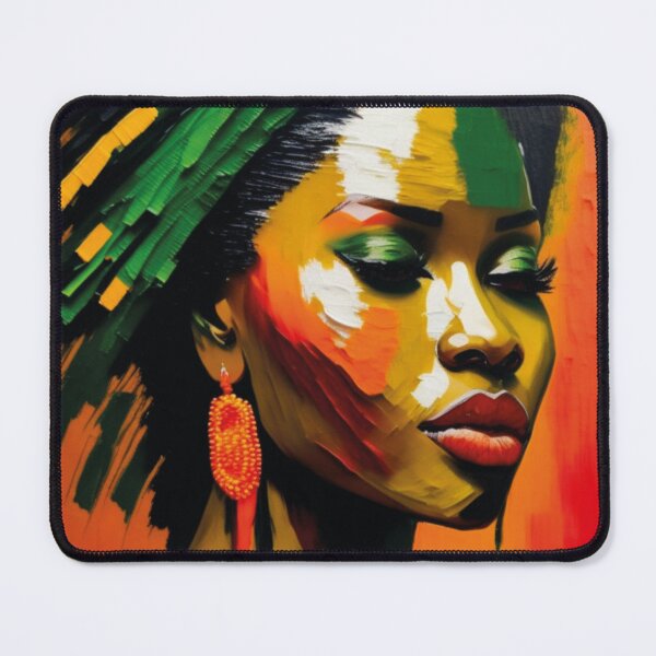 Item preview, Mulher afrodescendente colorida  designed and sold by GirlaineSQ.
