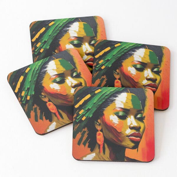 Item preview, Mulher afrodescendente colorida  designed and sold by GirlaineSQ.