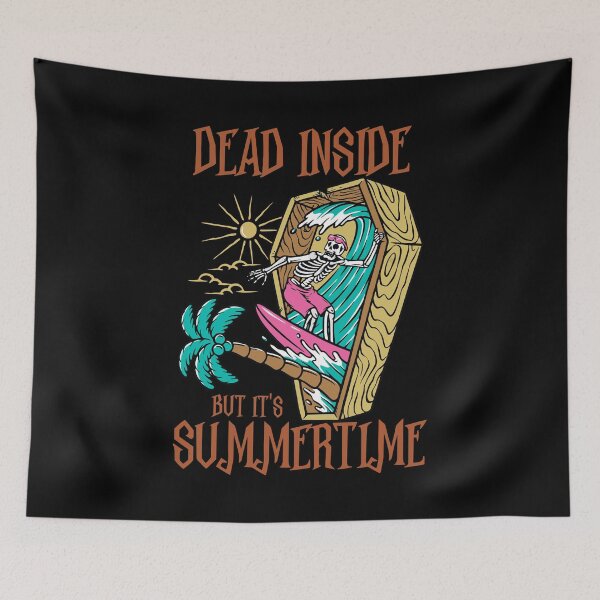 Item preview, Copy of Dead Inside But It's Summertime - Funny Retro Summer designed and sold by printify.