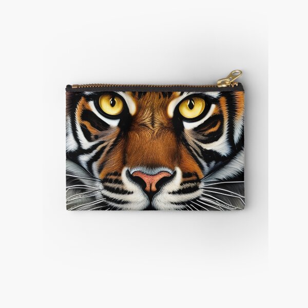 Artikelvorschau, Tigerportrait, pastos, Ai Generated Art entworfen und verkauft von ACC .