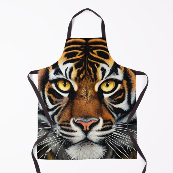 Artikelvorschau, Tigerportrait, pastos, Ai Generated Art entworfen und verkauft von ACC .