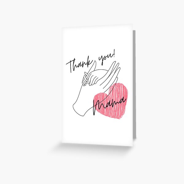 Item preview, Thank you mom hands Mother's Day designed and sold by BKMClothing.