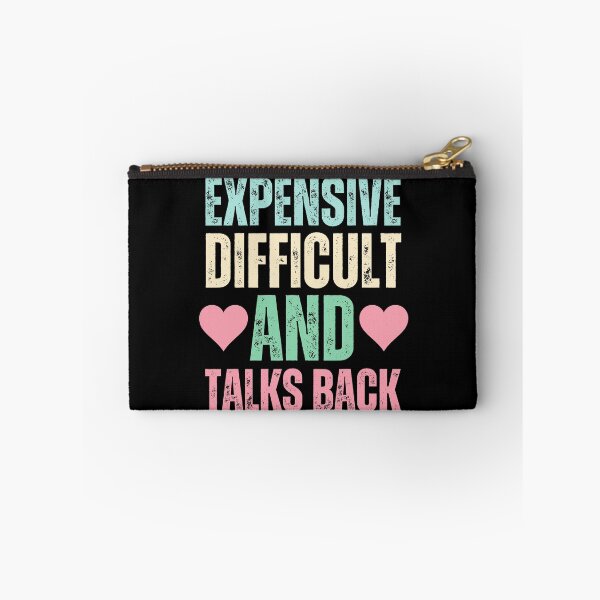 Item preview, Expensive, difficult and talks back with hearts designed and sold by Drzamag.