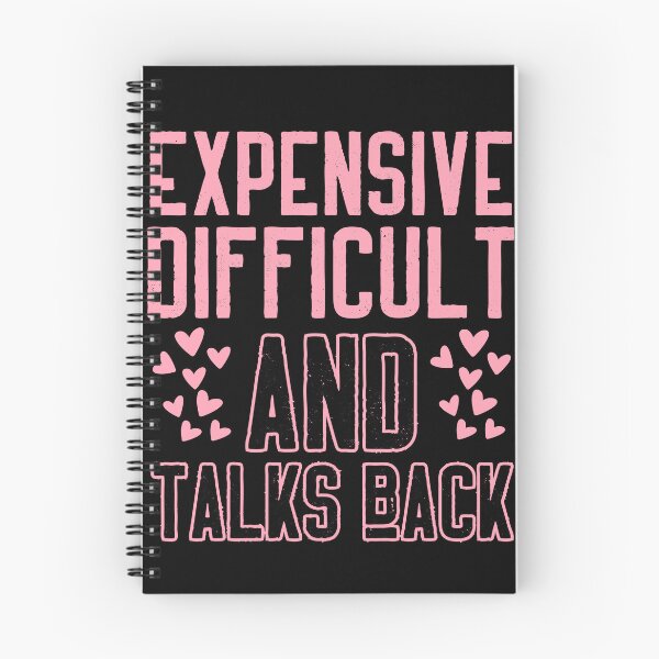 Item preview, Expensive, difficult and talks back with hearts designed and sold by Drzamag.