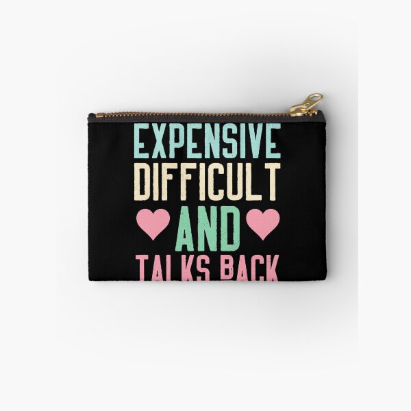 Item preview,  Expensive, difficult and talks back with hearts designed and sold by Drzamag.