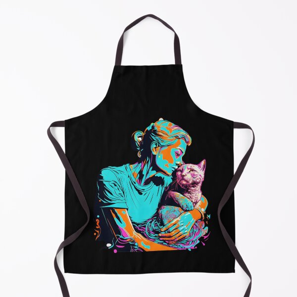 Item preview, women and cat designed and sold by M16ka7a.