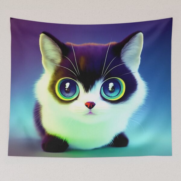 Item preview, Cute Cat Miaw 443 designed and sold by Hyper-Store.