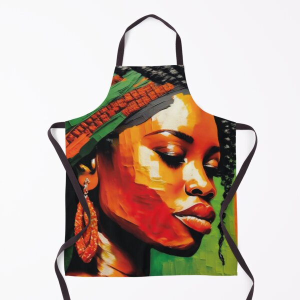 Item preview, Mulher afrodescendente colorida com brinco laranja designed and sold by GirlaineSQ.
