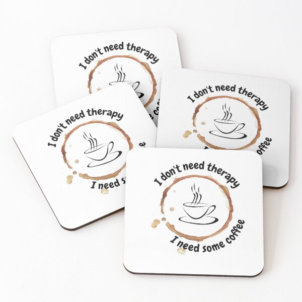 Item preview, I don't need therapy. I need some coffee designed and sold by Tw1nsAIArt.