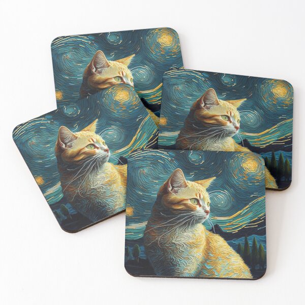 Item preview, Ginger Cat inspired by Vincent Van Gogh designed and sold by PurrfectPaint.