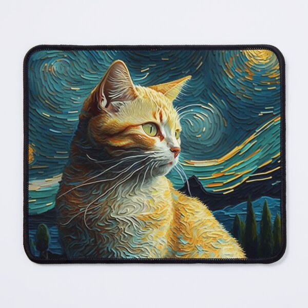 Item preview, Ginger Cat inspired by Vincent Van Gogh designed and sold by PurrfectPaint.