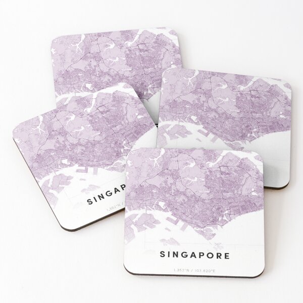 Item preview, Singapore city map designed and sold by DeluxBee.