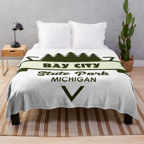 Item preview, Bay City State Park Michigan árboles y cinta designed and sold by bivenart.