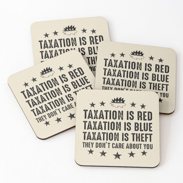Item preview, Taxation is red,taxation is blue... designed and sold by iskapa.