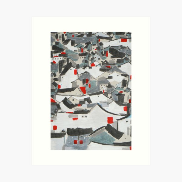 Item preview, Hutong Abstraction designed and sold by Nikkitta.