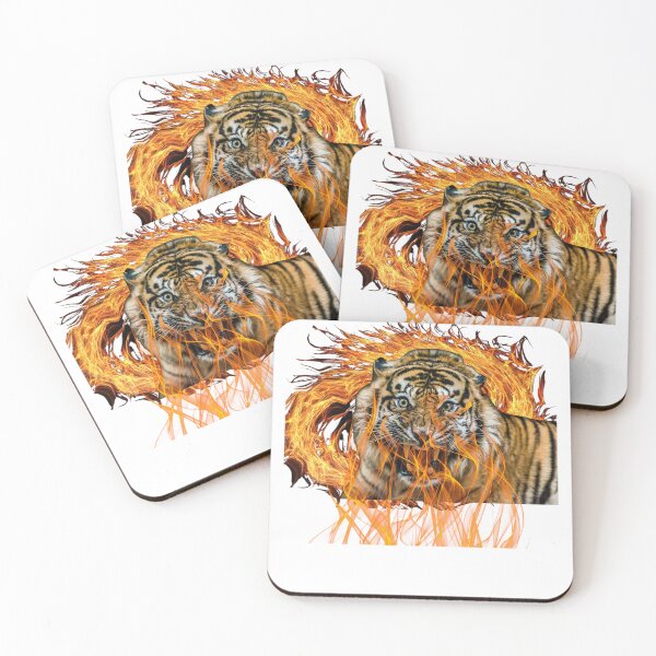 Item preview, tiger fire flame designed and sold by Babasoph.