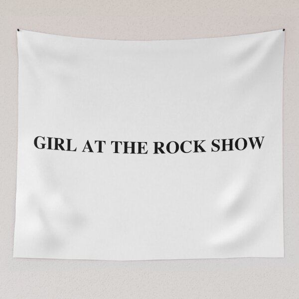 Artikelvorschau, Girl at the Rock Show, Liedtext zu Blink-182 entworfen und verkauft von smilebysparkle.