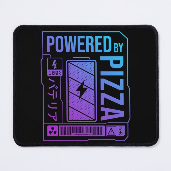 Item preview, Powered by Pizza - Neon Label designed and sold by forgottenfuture.