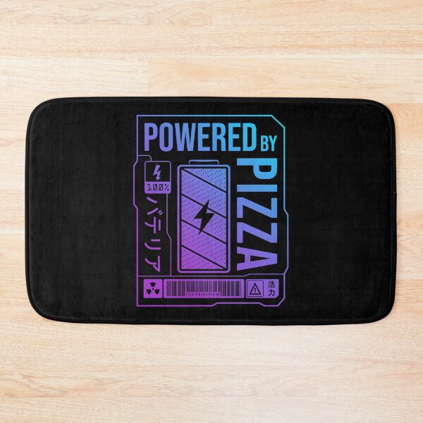 Item preview, Powered by Pizza - Neon Label designed and sold by forgottenfuture.