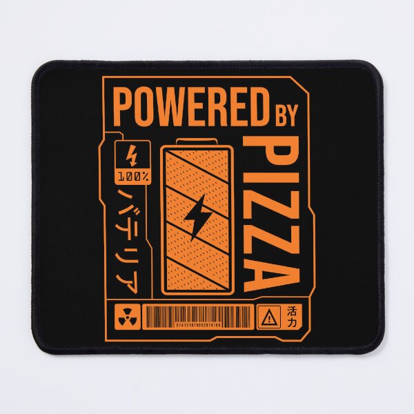 Item preview, Powered by Pizza - Orange Label designed and sold by forgottenfuture.