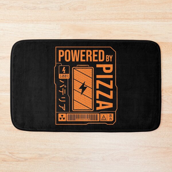 Item preview, Powered by Pizza - Orange Label designed and sold by forgottenfuture.